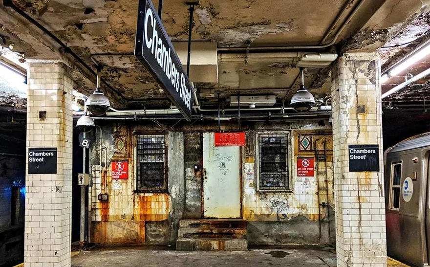 New York subway station